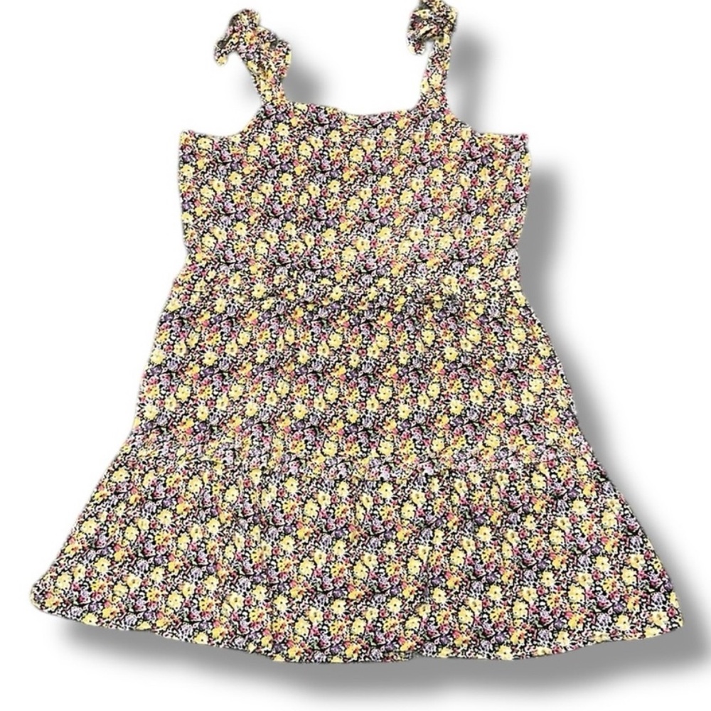 NATURAL LIFE Floral Dress - Yellow and Purple